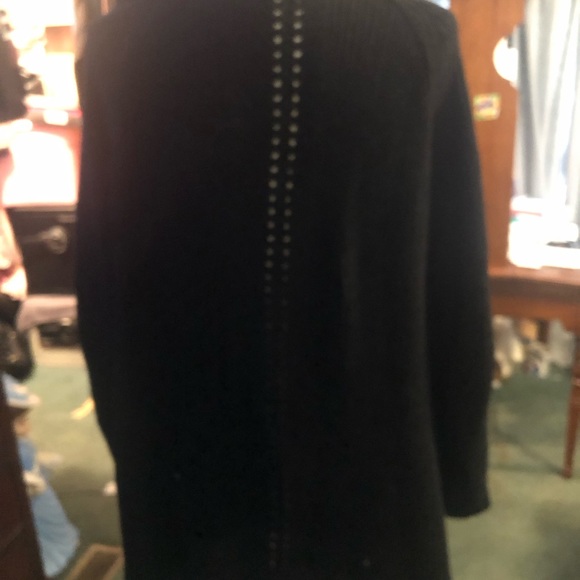 Members Mark Chenille Cardigan Open Front Casual Front EUC - Picture 6 of 8